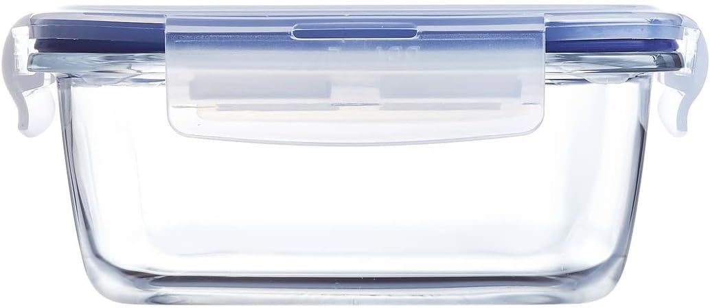Luminarc Pure Box Active Glass Food Storage Container (Square, 3.1 cups/760ml)