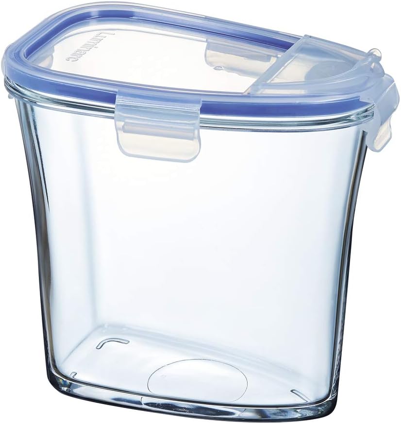 Luminarc Pure Box Active Glass Food Storage Beverage Container (6 Cups/1450ml)