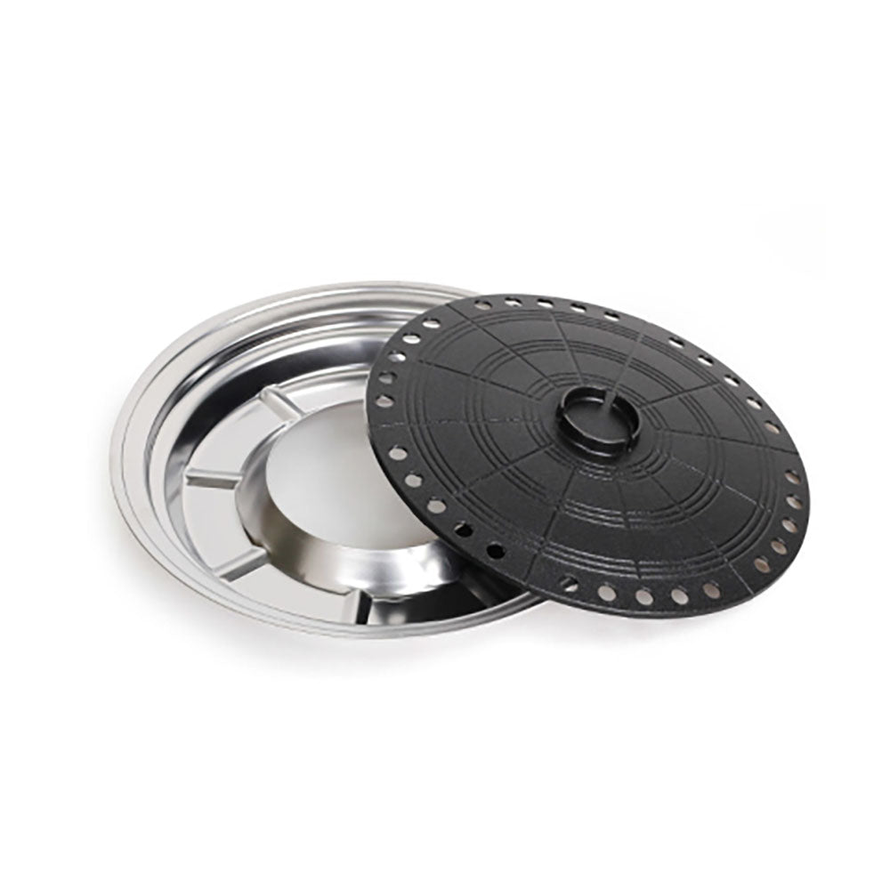 Suntouch Korean BBQ Round Multi Grill Plate, Caldron Shape, Tabletop Grill Pan