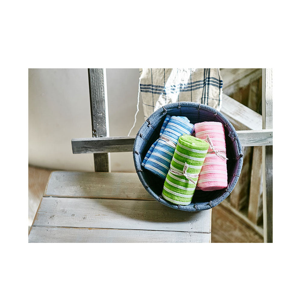 Sungbo Cleamy Korean Exfoliating Daily Shower Towel with Crimped Yarn (Set of 3)