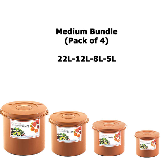 E-jen Kimchi Container (Medium-Pack of 4)