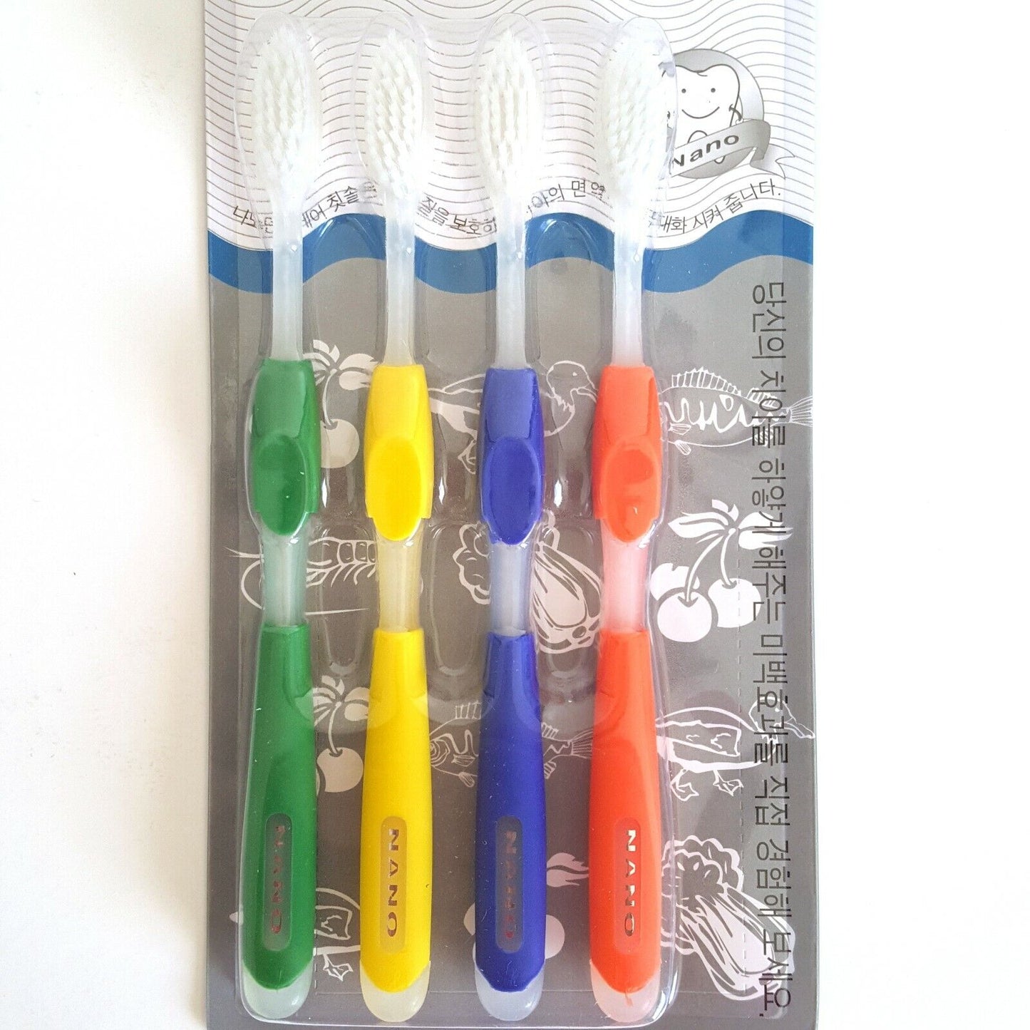 Nano Gold Toothbrush Gold ToothBrush 4 pcs set