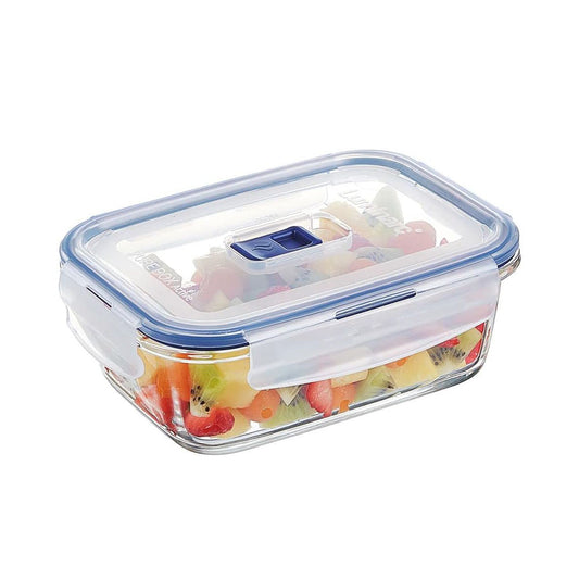 Luminarc Pure Box Active Glass Food Storage Container (Rect, 3.4 cups/820ml)