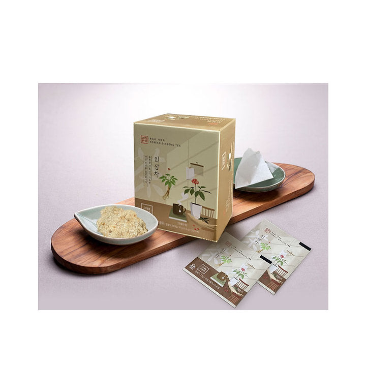Real 100% Korean Ginseng Tea (20 Tea Bags x 1.5g)