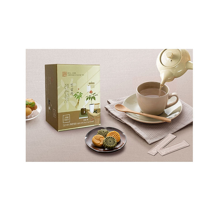 Real 100% Korean Ginseng Tea (20 Tea Bags x 1.5g)