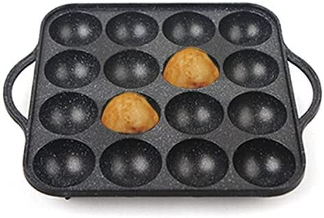 Takoyaki, Pan, 16 Hole, Non Stick, Black, Perfectkitchenco, Cook, Kitchen, Molds, Squid, Octopus, Food, Bread