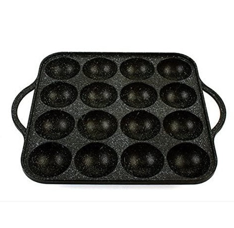 Takoyaki, Pan, 16 Hole, Non Stick, Black, Perfectkitchenco, Cook, Kitchen, Molds, Squid, Octopus, Food, Bread