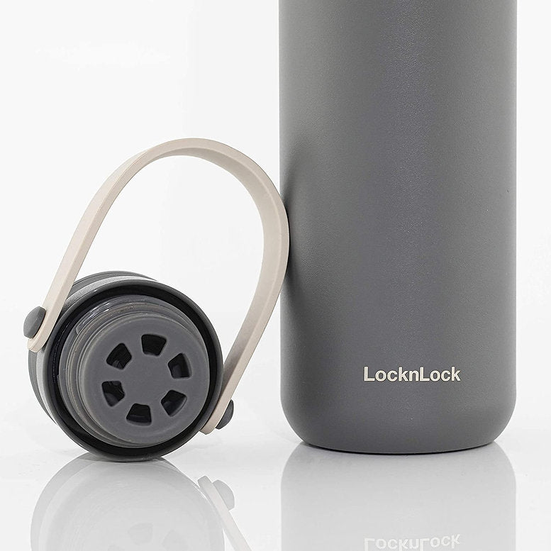 LocknLock Tumbler Double Cap 24oz, Gray