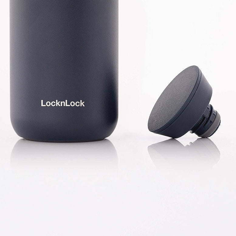 LocknLock Tumbler Double Cap 24oz, Navy