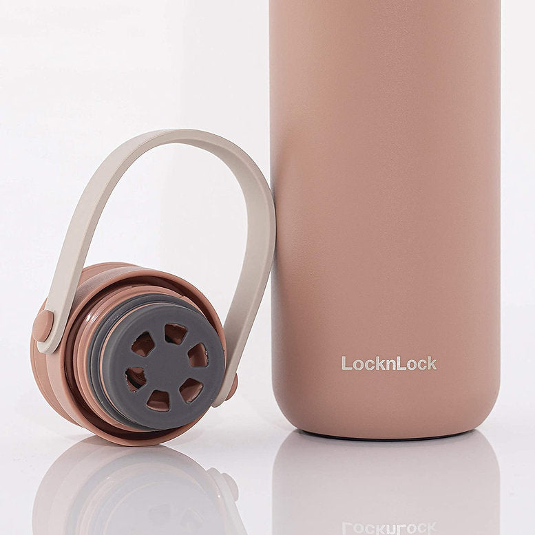 LocknLock Tumbler Double Cap 24oz, Pink