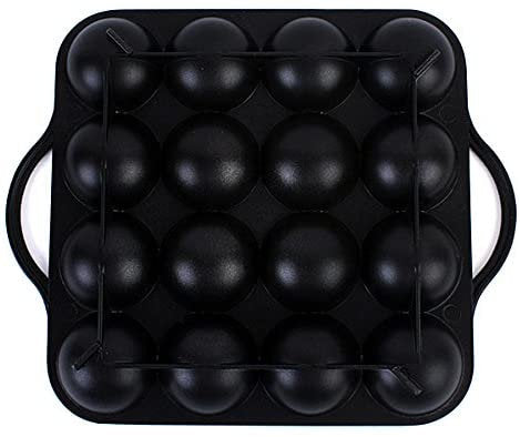 Takoyaki, Pan, 16 Hole, Non Stick, Black, Perfectkitchenco, Cook, Kitchen, Molds, Squid, Octopus, Food, Bread