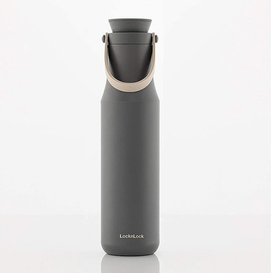 LocknLock Tumbler Double Cap 24oz, Gray