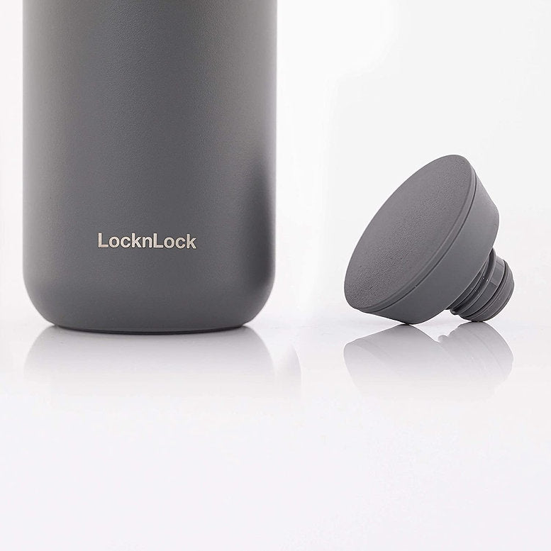 LocknLock Tumbler Double Cap 24oz, Gray