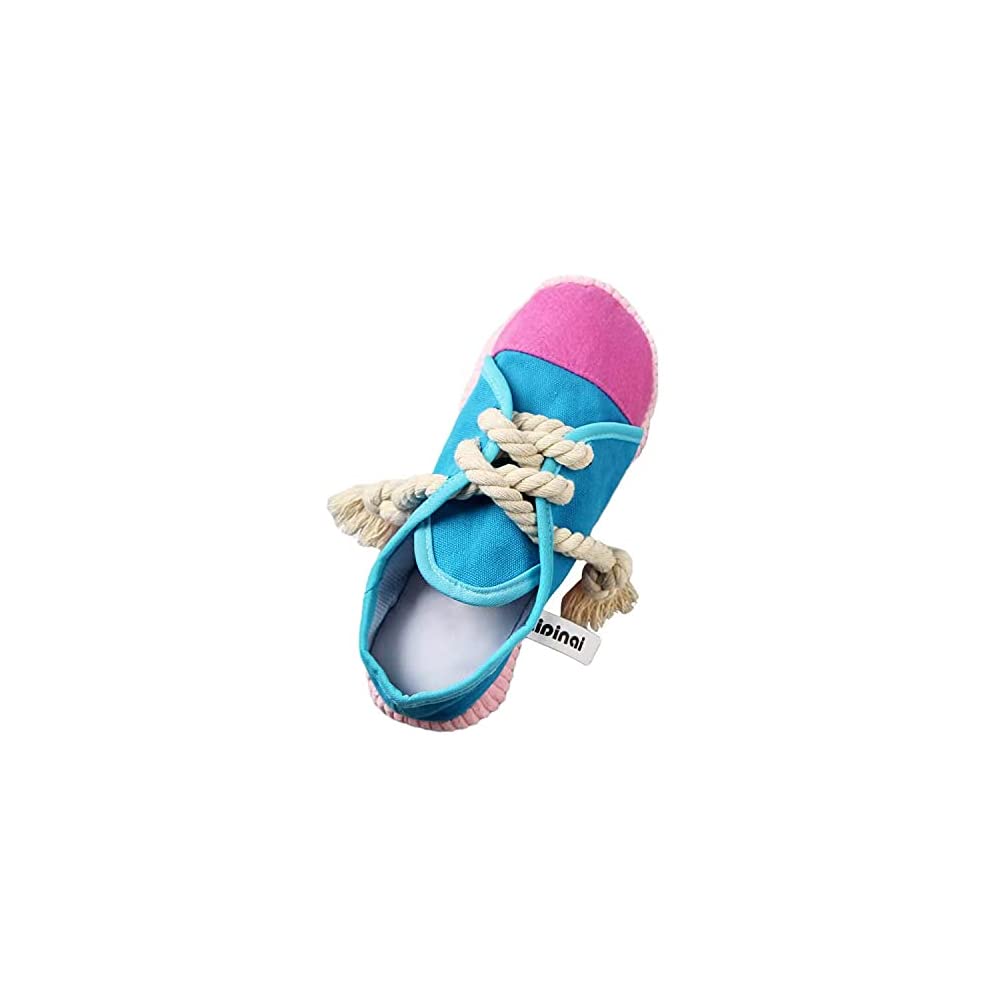Pet supply,pet toy, shoe, squeaky, dog, cat, rope, shoe, sneaker,green, blue, purple, animal, reduce bad behavior, toy