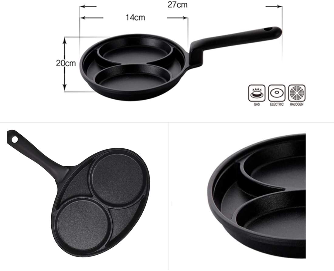 Fry Pan, Eggs, 2 Divider, Multi Divider, Breakfast. Non stick, Long lasting, Kitchen, Cook, Perfectkitchenco, Korea