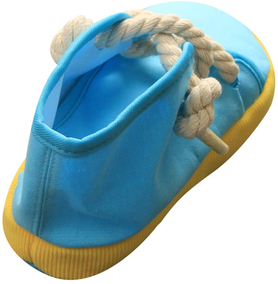 Pet supply,pet toy, high top shoe, squeaky, dog, cat, rope, shoe, sneaker, pink, blue, animal, reduce bad behavior, toy