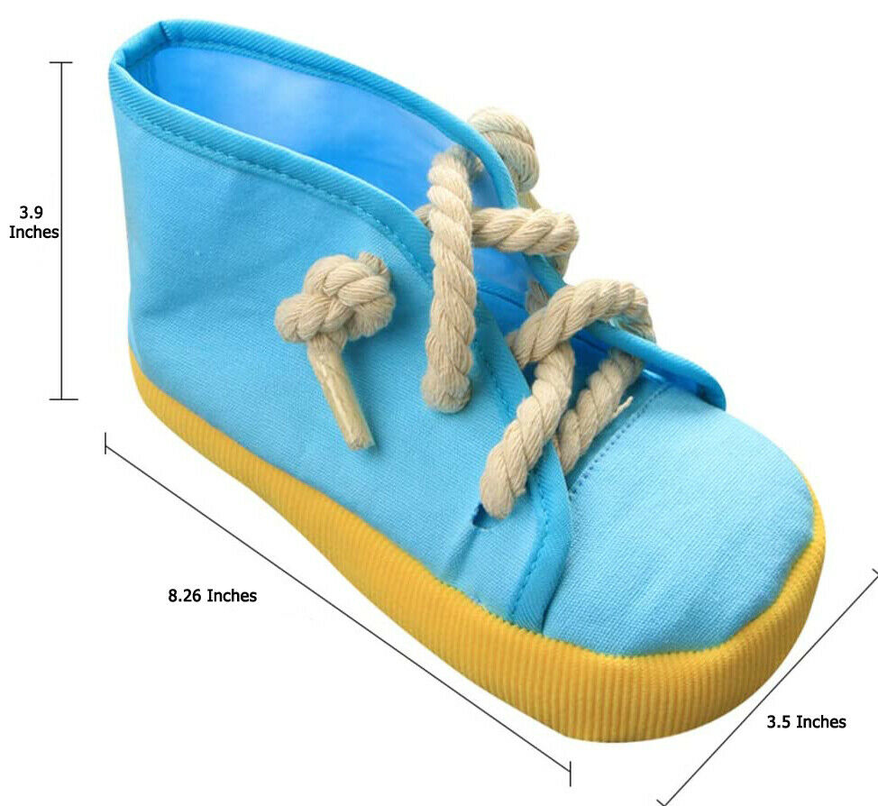 Pet supply,pet toy, high top shoe, squeaky, dog, cat, rope, shoe, sneaker, pink, blue, animal, reduce bad behavior, toy