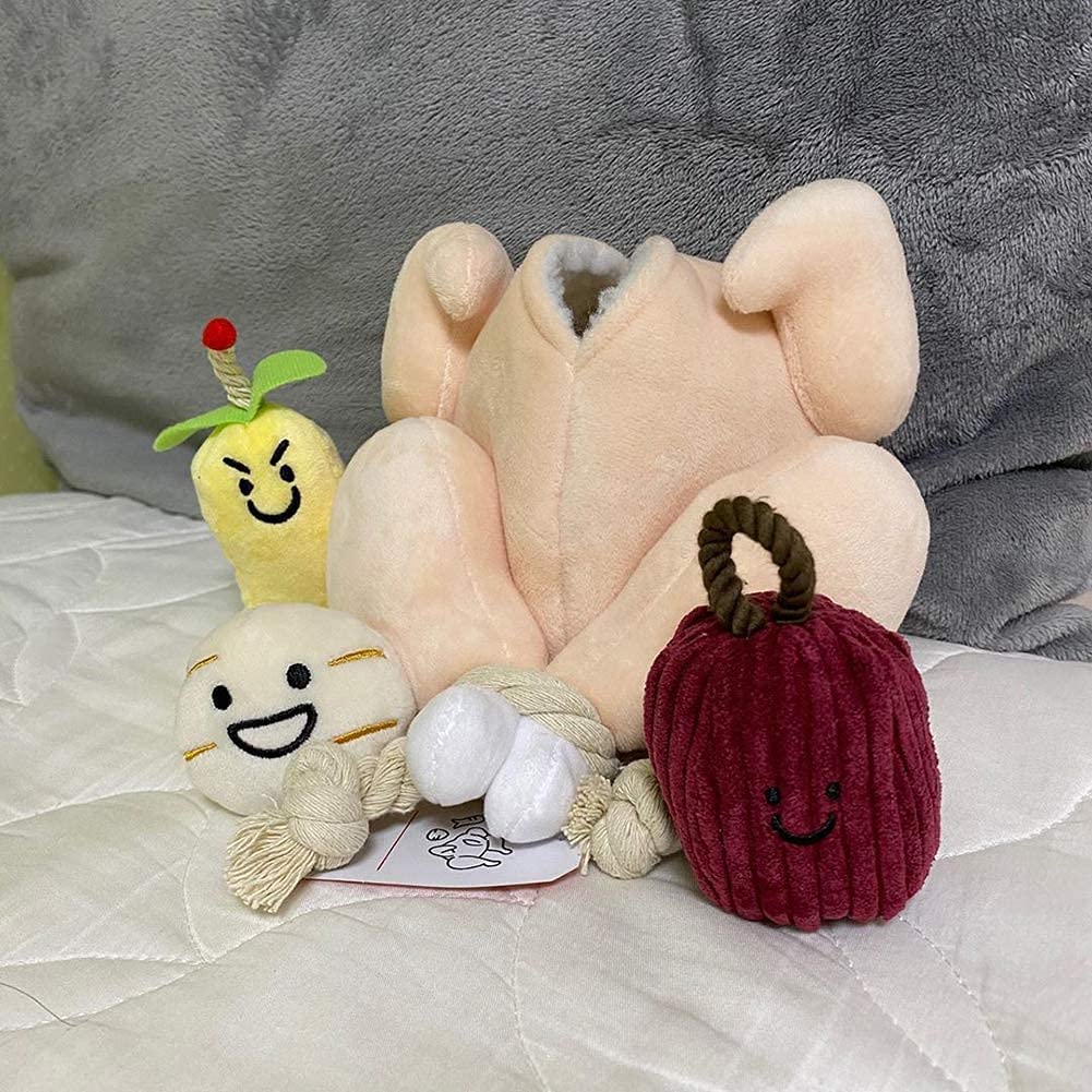 Chicken, Samgye-tang,삼계탕, Cat, Toy, Squeaky, Pet Toy, Pet Supply, Dog Toys, Cat Toys, Interactive, Puppy, Rope, Separable, Plush Toy, Herb, Small Toy