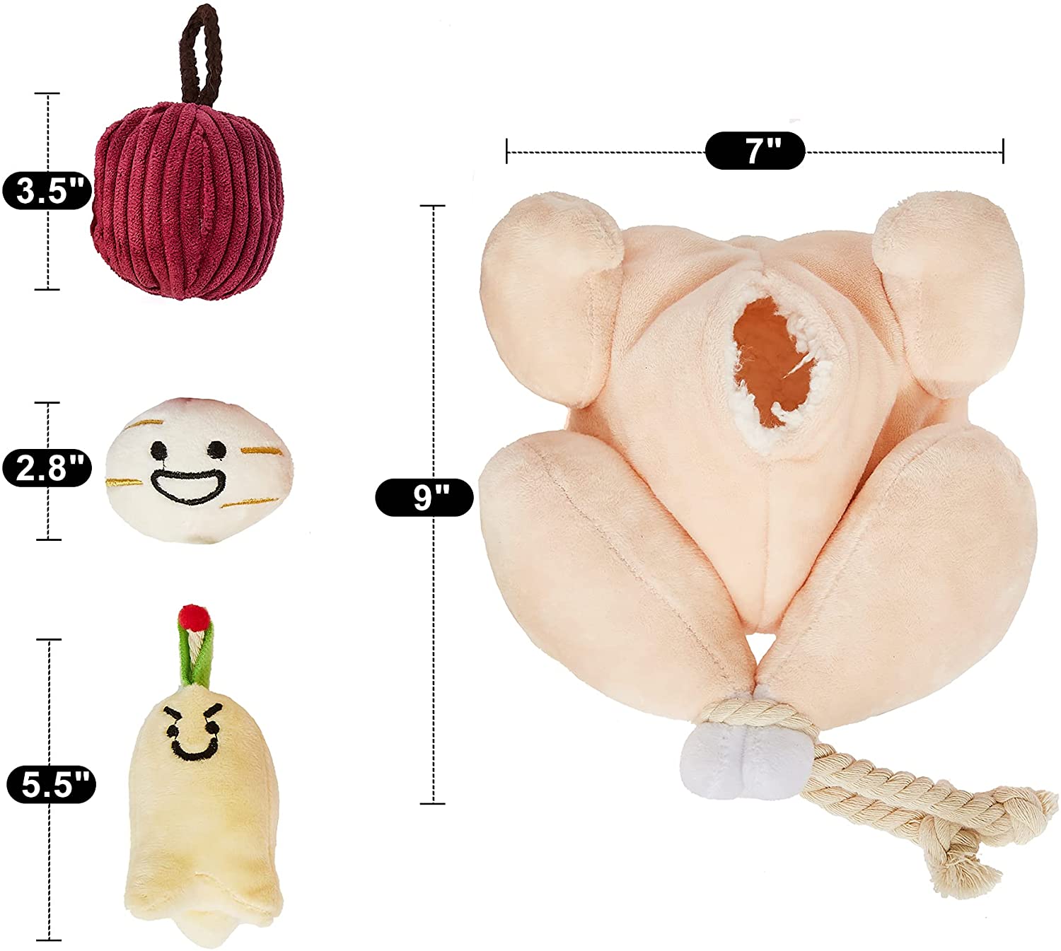 Chicken, Samgye-tang,삼계탕, Cat, Toy, Squeaky, Pet Toy, Pet Supply, Dog Toys, Cat Toys, Interactive, Puppy, Rope, Separable, Plush Toy, Herb, Small Toy