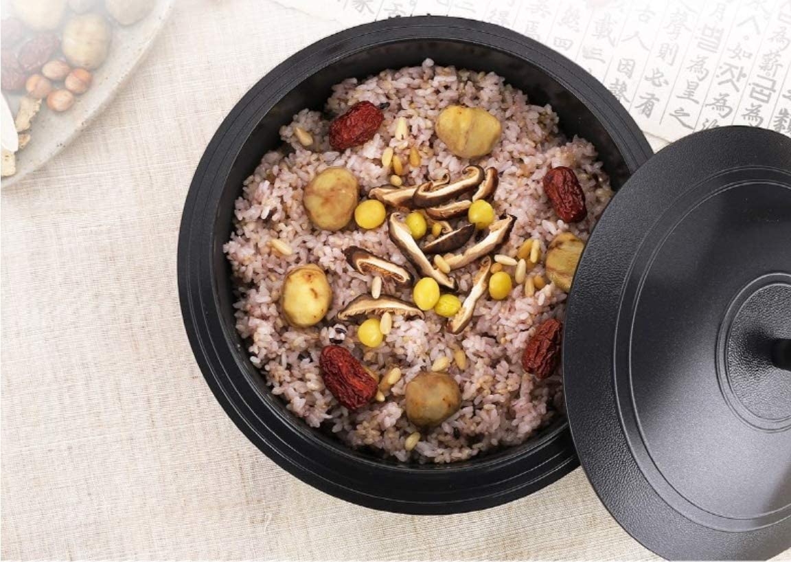 Kitchen Flower Ceramic Coating Aluminum Korean Traditional Cauldron, Gamasot Hot Pot