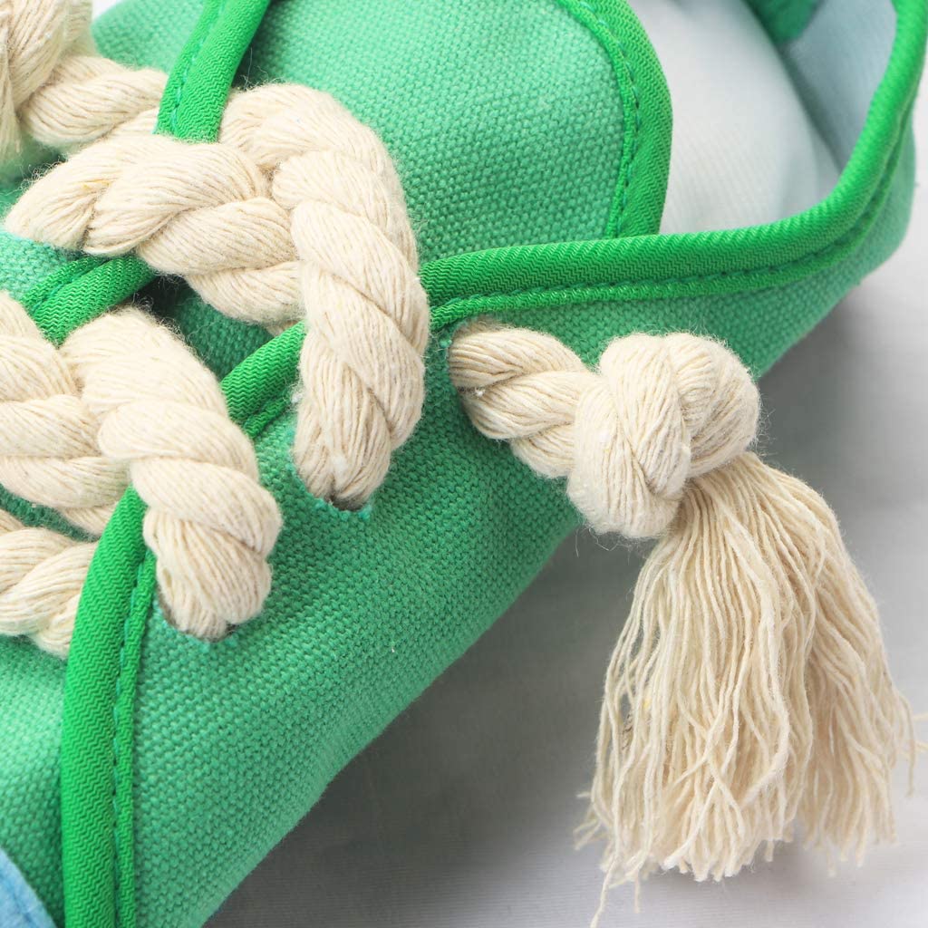 Pet supply,pet toy, shoe, squeaky, dog, cat, rope, shoe, sneaker,green, blue, purple, animal, reduce bad behavior, toy