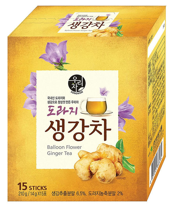 Songwon Balloon Flower Ginger Tea 210g 15T Bags