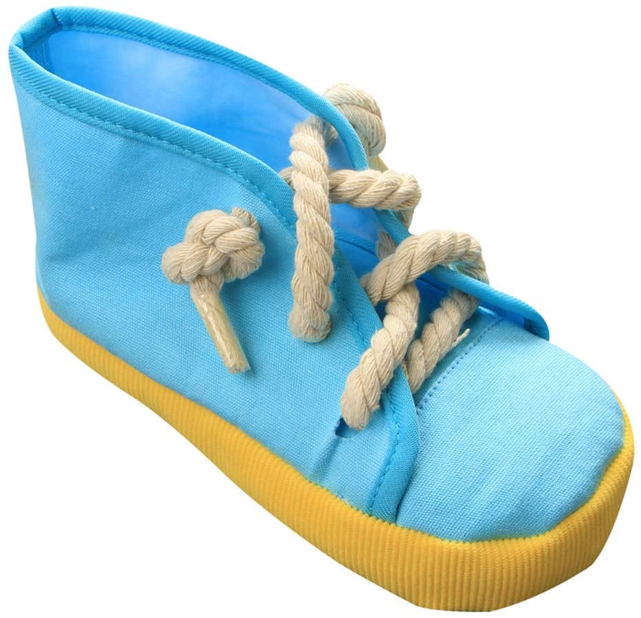 Pet supply,pet toy, high top shoe, squeaky, dog, cat, rope, shoe, sneaker, pink, blue, animal, reduce bad behavior, toy