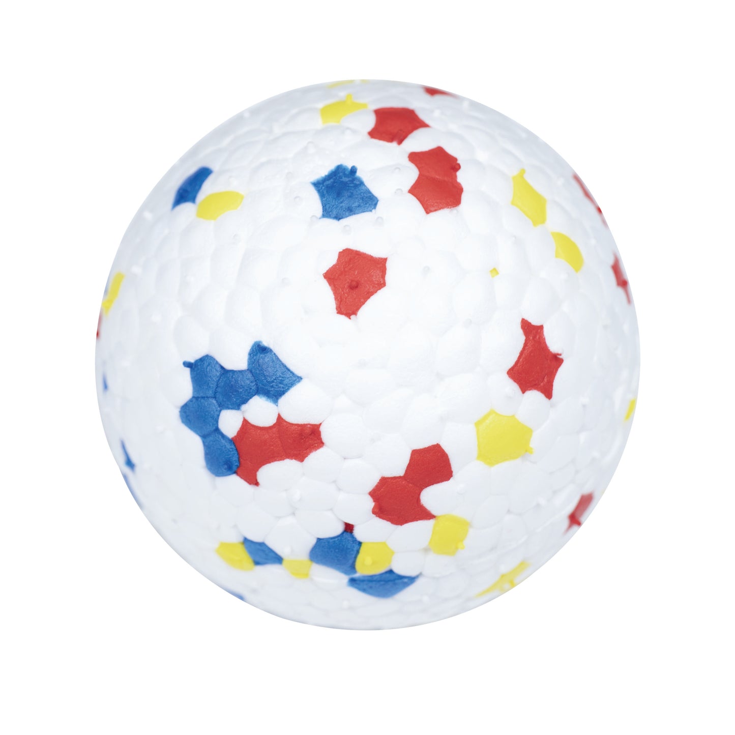 Pawfectpals Tough Bouncy Durable Bloom Ball for Aggressive Chewers, TPR Technology, Floating Rubber Ball, Easy to Clean, High Bounce Rate (Spotted)