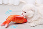 PawfectPals Interactive Touch Sensitive Fish Toy with Catnip (Goldfish)