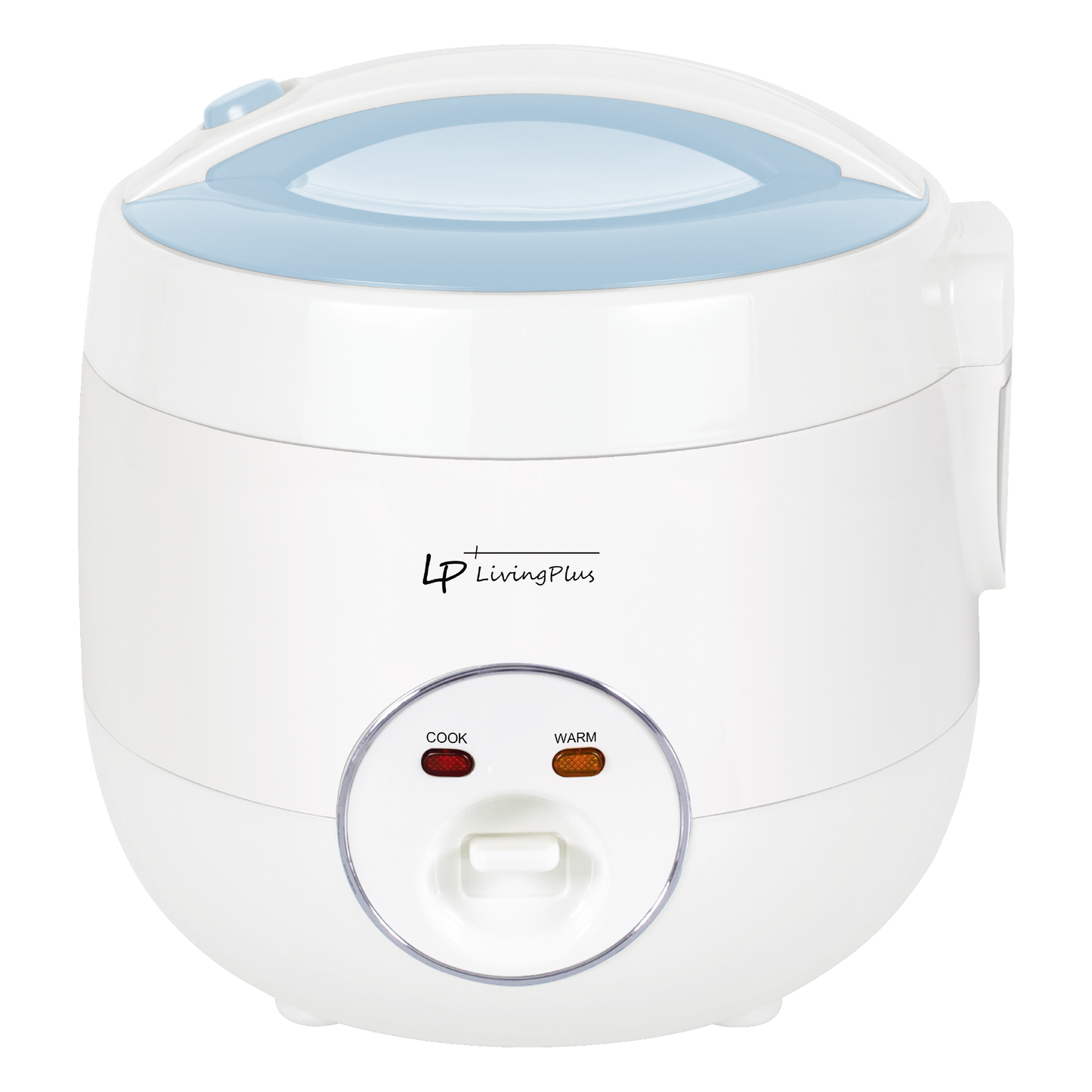LP LIVING PLUS Electric Rice Cooker, Non stick, One Touch Button, with Steamer Tray, Measuring Cup and Rice Spoon (1.2L)