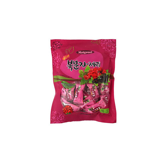 Matgouel Korean Traditional Raspberry Soft Jelly Candy 300g 복분자젤리