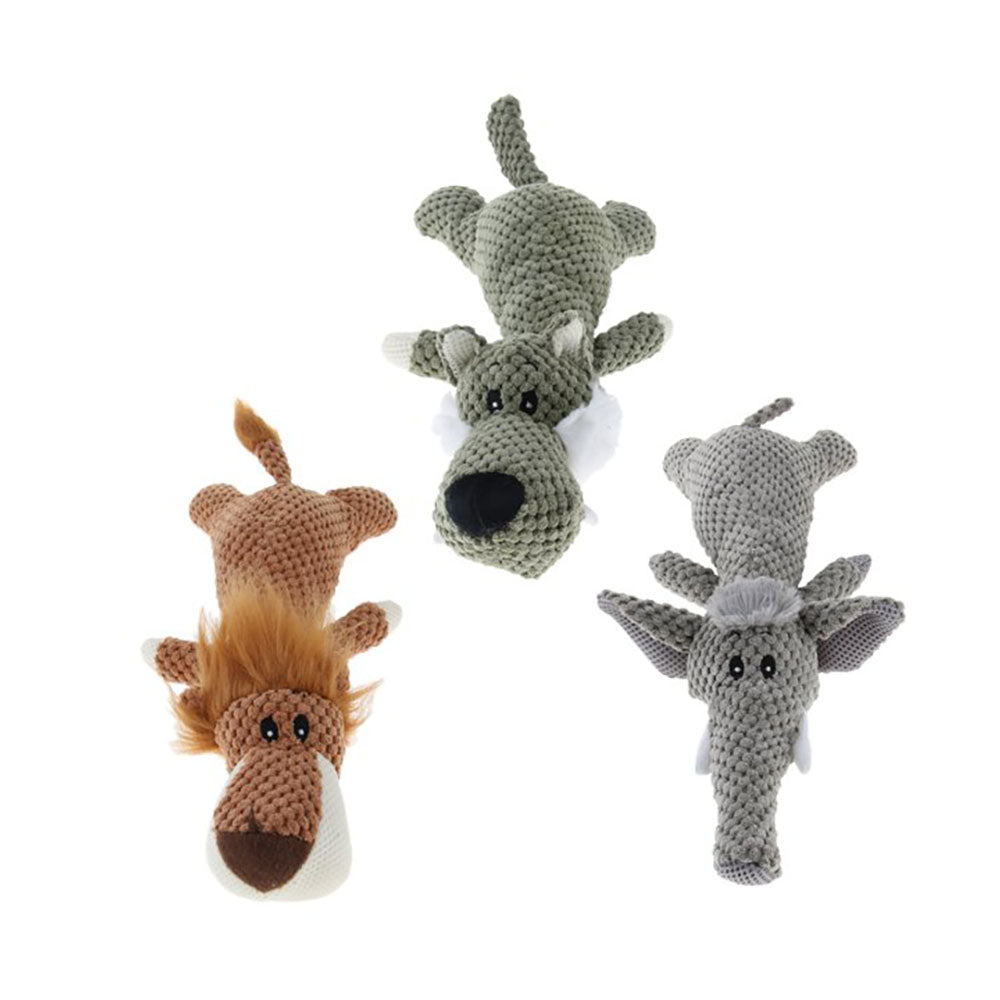 Pawfectpals Interactive Fun and Squeaky Stuffed Plushy Dog Toy (Variety Pack Bundle Set)