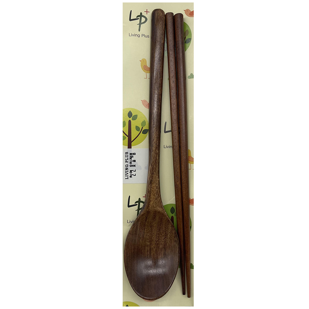 Wood Spoon and Chopstick Set