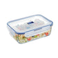 Luminarc Pure Box Active Glass Food Storage Container (Rect, 8.2 cups/1970ml)