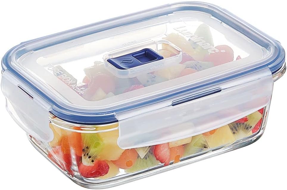 Luminarc Easy Box Oven Safe Glass Food Storage Container Airtight Lid Leak  Proof