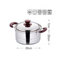 Stainless steel Cherry Steamer Pot 20cm