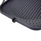 Kitchen Flower Nonstick Korean BBQ Black Square Grill Pan 30cm