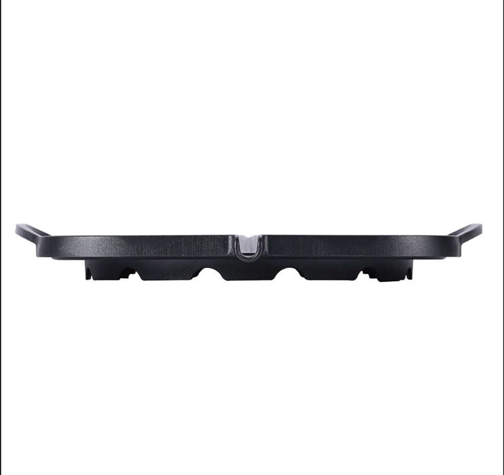 Kitchen Flower Nonstick Korean BBQ Black Square Grill Pan 30cm