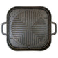 New Picnic Korean BBQ Nonstick Cerastone Marble Grill Pan Roaster for Grilling indoor or outdoor (Square)