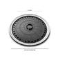Suntouch Korean BBQ Round Multi Grill Plate, Caldron Shape, Tabletop Grill Pan