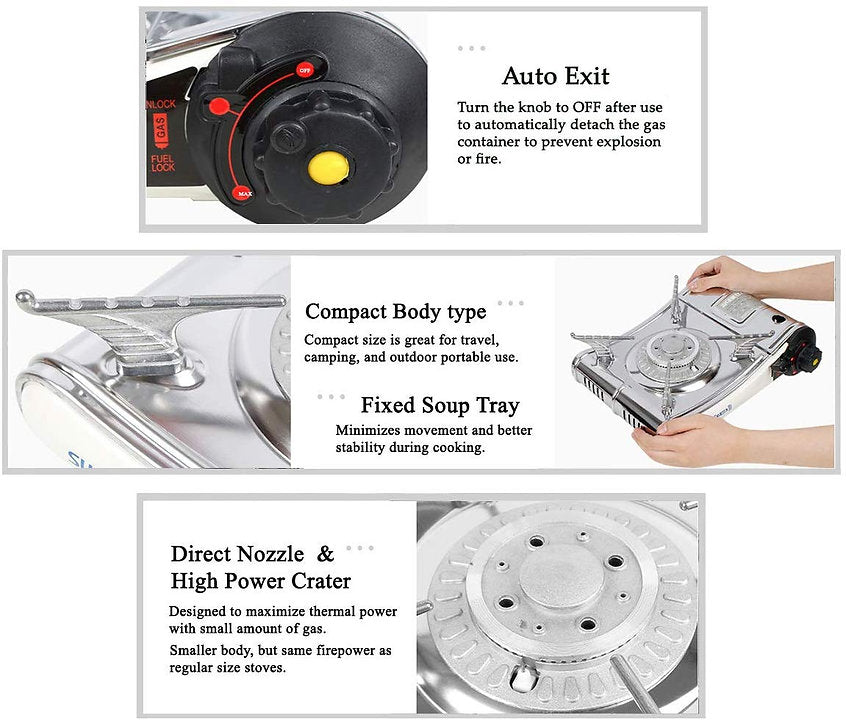 Gas stove, stainless steel, bbq, Barbeque, korean, suntouch, perfectkitchenco, plate, gas, portable, outdoor, indoor