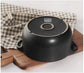Heat Resistant Fine Porcelain Casserole/Clay Pot/Earthenware Pot (1600ml Red)