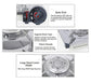 Gas stove, stainless steel, bbq, Barbeque, korean, suntouch, perfectkitchenco, plate, gas, portable, outdoor, indoor, white