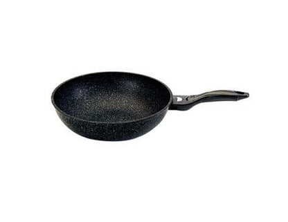 Non Stick, Frying, Wok, Pan, Marble, Cook. Kitchenware, Cookware, Dreamchef, Black, Heavy Duty, Safe, Korea, Long lasting, Lightweight, Easy,