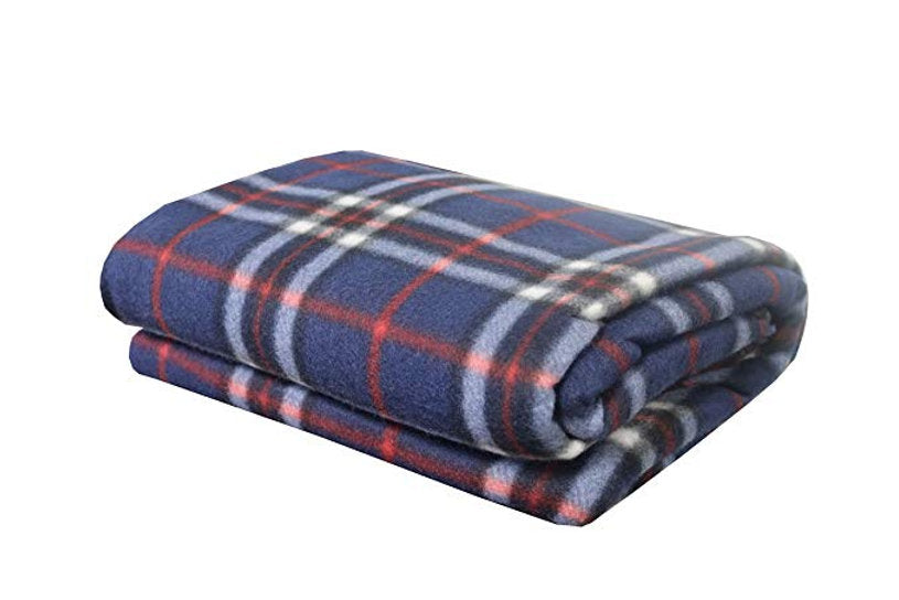 Multi Use Fleece Blanket (Blue)