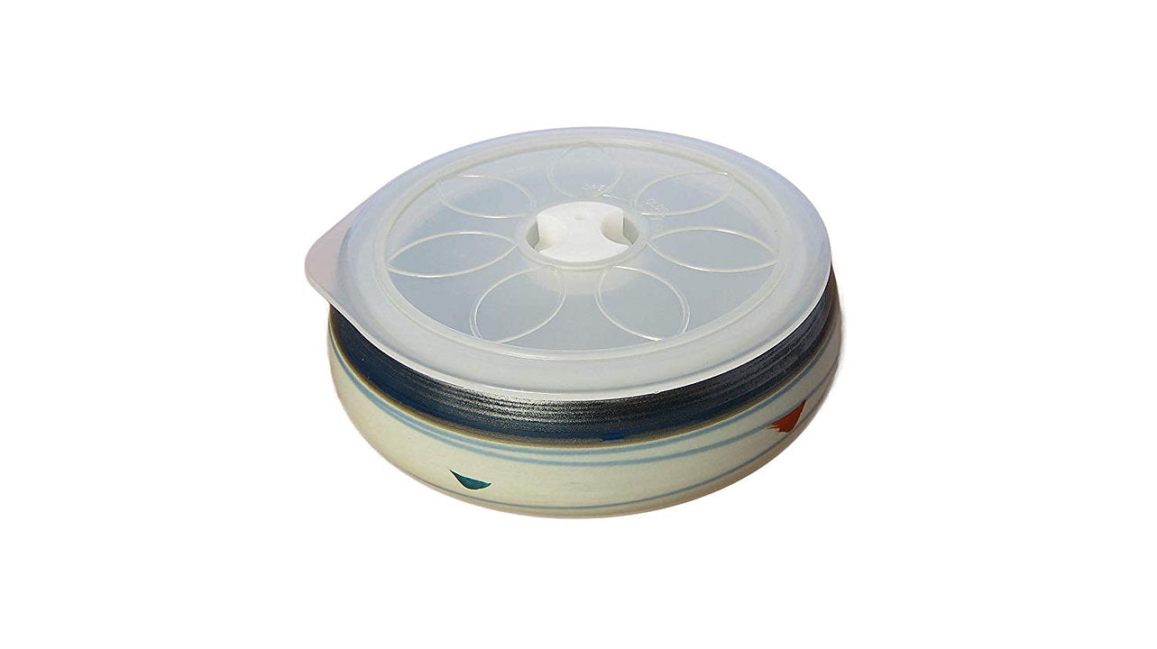 Nobilta Ceramic Bowl and Oven Storage Container (Blue Stripe 450ml)