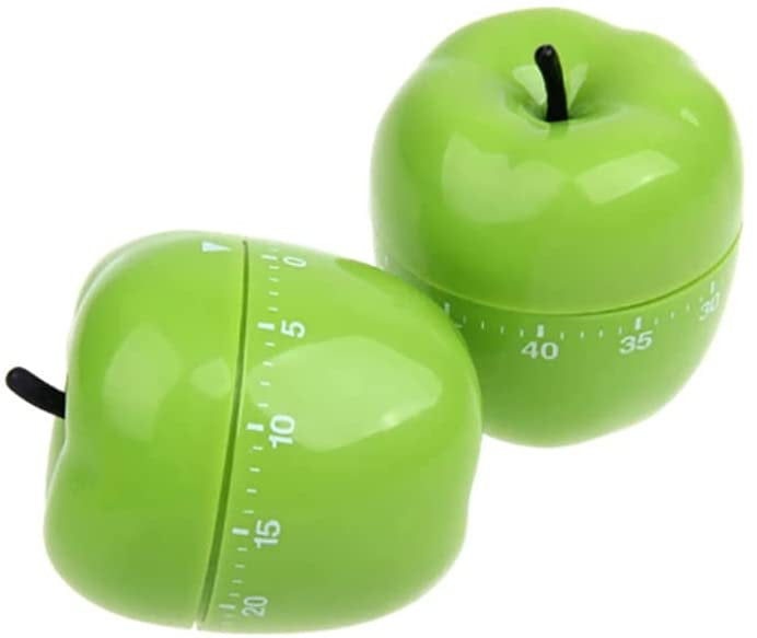 Kitchen, Cookware, Timer, Apple, Mechanical, Rotate, 60 Minutes