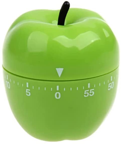 Kitchen, Cookware, Timer, Apple, Mechanical, Rotate, 60 Minutes