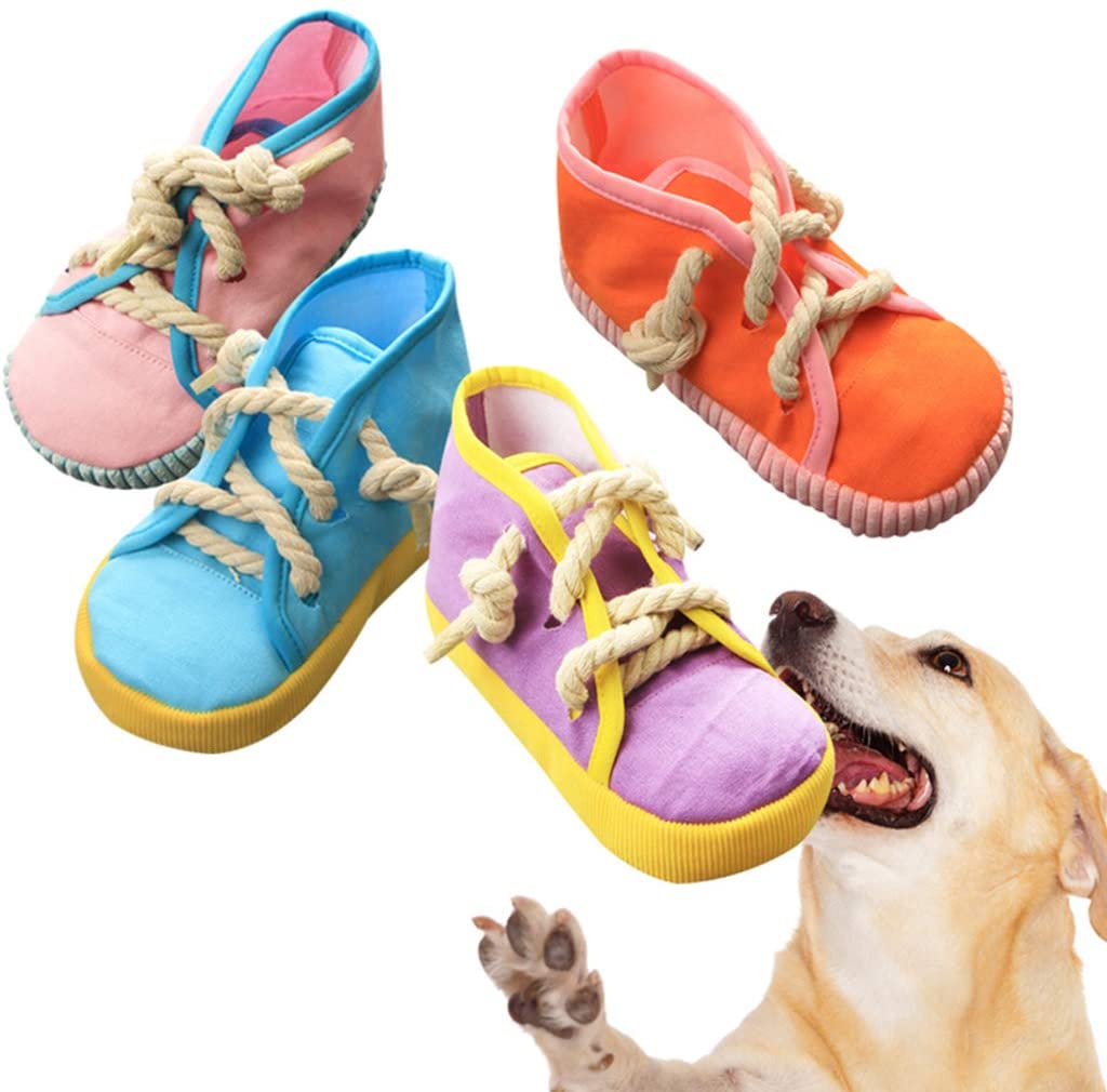 Pet supply,pet toy, high top shoe, squeaky, dog, cat, rope, shoe, sneaker, pink, blue, animal, reduce bad behavior, toy