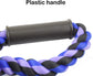 Pawfectpals Indestructible Tough Twisted Dog Chew Rope Toy Teething and Tug of War for Aggressive Chewers (Handle- Purple)